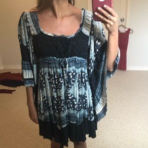 Free People Bell Sleeve Dress